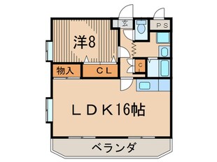 ロイヤルキタノの物件間取画像